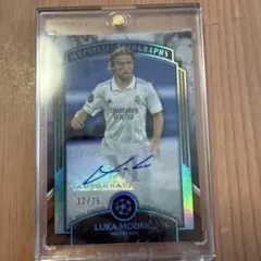 ルカ・モドリッチ 直筆サインカード Topps - メルカリ