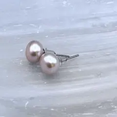 ＊淡水パール S925 ピアス✴︎