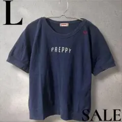 「即日発送」L McGREGOR プリント ネイビー 半袖Tシャツ