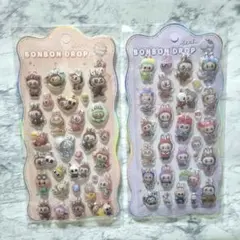 【2つセット】LABUBUラブブ BONBON DROP ボンボンドロップシール