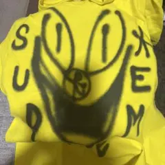 Supreme スプレーペイントロゴ パーカー イエロー Lのサムネイル