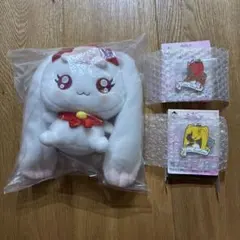 プリキュア 一番くじ C賞 ぬいぐるみ ＆ F賞 メタルチャーム2種