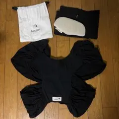 Konny 抱っこ紐 XL ブラック　ヘッドサポート付き