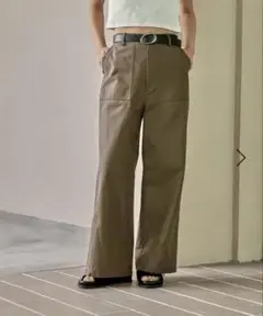 LEPSIM ベイカーパンツ モカーキ