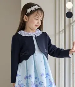 【美品】any SiSリボンボレロジャケット120サイズ