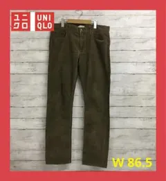 UNIQLO ユニクロ コーデュロイ パンツ メンズ ブラウン W 86.5