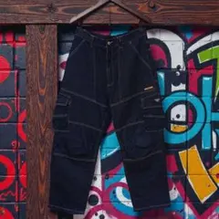 最終値下old VANS 90s バギーパンツ ワイドデニムカーゴパンツ y2kのサムネイル