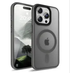 iPhone 15Pro ケース【米軍MIL規格・MagSafe対応】指紋防止