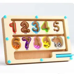 数字 カラフル磁石ビーズおもちゃ 知育玩具 マグネット モンテッソーリ