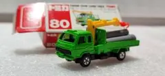 廃盤 希少 美品 B/Oトミカ トレーラー ブルドーザー運搬車 日本製