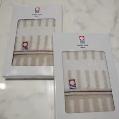 今治ハンドタオル ナチュラル 25cm x 25cm 2枚セット