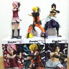 Grandista フィギュア 2体セット サクラ ナルト サスケ 開封済み