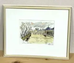 笹倉鉄平 Tepperis 水彩画 Abrahamshausen Rhein - メルカリ