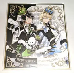 終わりのセラフ 色紙 ミカエラ 優一郎 原画展 缶バッジ アクリルキーホルダー 終わりのセラフ 色紙 アクリルキーホルダー ミカエラ - メルカリ