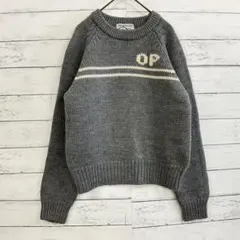 OceanPacific ニット セーター 古着 ウール ストリート グレー F
