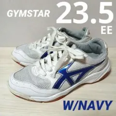 【中古】MOONSTAR ジムスター S400 W/NAVY 23.5 EE