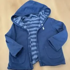 Ralph Lauren フード付きトレーナー 12M ネイビー