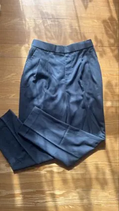 プリーツ入り スラックス