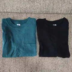 UNIQLO U　長袖 Tシャツ 130サイズ 2枚セット　ロンT