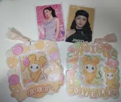 TWICELOVELYSカードホルダー・FCくじクリアカード ジヒョ