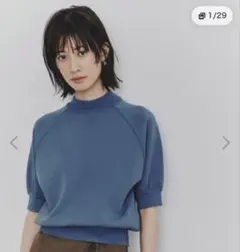 UNITED ARROWS ラメラインショートスリーブ ニット - メルカリ