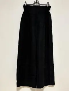 【BROWNY STANDARD】キュロットワイドパンツ ブラック