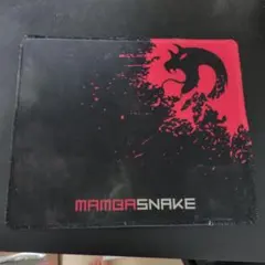 MAMBASNAKE マウスパッド ブラック レッド