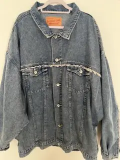 しまむら デニムジャケット オーバーサイズ フリンジ