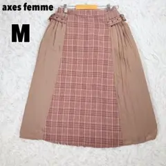 ♥axes femme♥ アクシーズファム バックル付サイドプリーツスカートのサムネイル