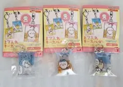 ちいかわ　エアふわキーホルダー　3点セット　ハチワレ　うさぎ　モモンガ
