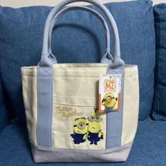 新品　未使用　ミニオンズ 刺繍トートバッグ