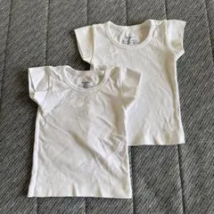 familiar ファミリア　白Tシャツ　シャツ肌着 サイズ80