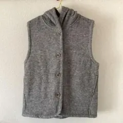 しまむら　レディース　uramoco ベスト　Lサイズ　グレー