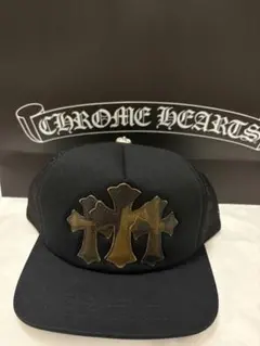 CHROME HEARTS メッシュキャップ ブラック/オレンジ - メルカリ