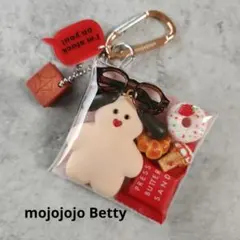 mojojojo ガチャ詰めポーチ 茶色 クマ チョコレート アイス メガネ