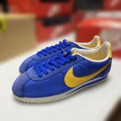 希少/極美品】96年製 NIKE コルテッツ ナイロン ブルー×イエロー 26