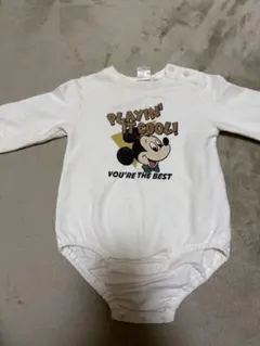 ミッキー ディズニー トレーナーロンパース 美品 70 futafuta