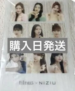 新品未開封　NiziU ティルナス　クリアポストカード　ステッカー　tilnus