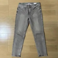 upper heights グレー ストレートデニム