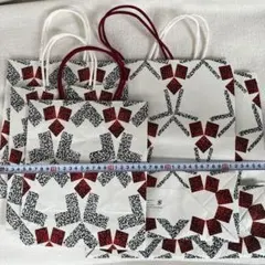 三越ショップ袋 小3枚、中2枚セット