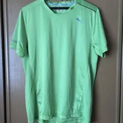 PUMA プーマ 半袖スポーツTシャツ グリーン Mサイズランニングトレーニング