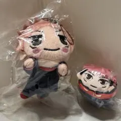 呪術廻戦まめころりん 寝そべり ぬいぐるみマスコット 虎杖悠仁 ２個セット