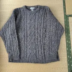 70s〜80s L.L.Bean アランニット アランセーター アイルランド製