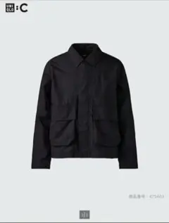 ユニクロC　コットンショートブルゾン　L