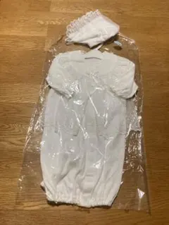 お宮参り　ドレスお帽子付き　女の子　50-70 長沢幸