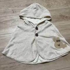 moujonjon ベビーポンチョ 70〜80㎝ 綿100%