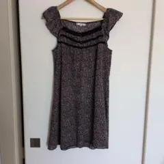anyFAM ノースリーブ チュニック 花柄 フリルのサムネイル