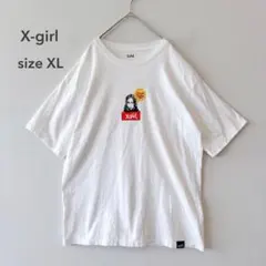 X-girl チュッパチャプス コラボ Tシャツ XL 白 オーバーサイズのサムネイル