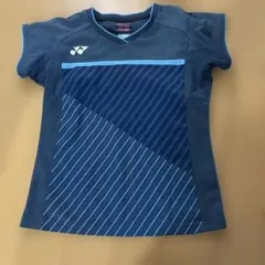 ヨネックス ダークブルー メッシュTシャツ