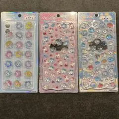 あわわちゃん　べりーべりー　プチドロップ、おはじきシール3点セット